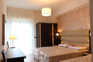 Camera da letto dell'Ostello della Gioventù di Scilla