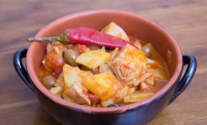 Stoccafisso alla Mammolese - Stockfischgulasch