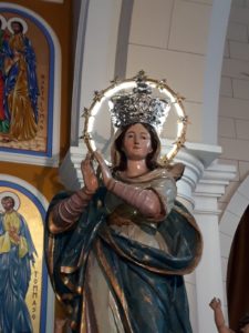 La venerata statua di Maria Ss. Immacolata, custodita presso la Chiesa Matrice di Scilla, a Lei dedicata.