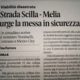 SP 15 SCILLA-MELIA Lunedì partono i lavori, dopo 12 anni dalle frane