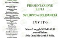 Oggi Comizio in Piazza per Gaetano Ciccone