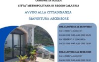 Scilla, riapre l’ascensore panoramico